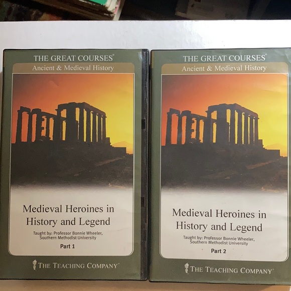 Medieval Heroines in History and Legend 12 audio CASSETTE TAPES. - Picture 1 of 2